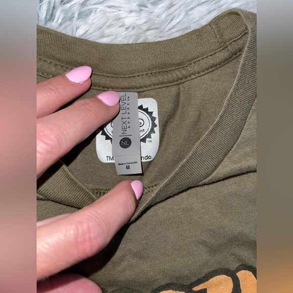 Nintendo Zelda Breath Of The Wild Sheikah Slate Logo Men’s Tee Shirt Sz Medium - Picture 5 of 5